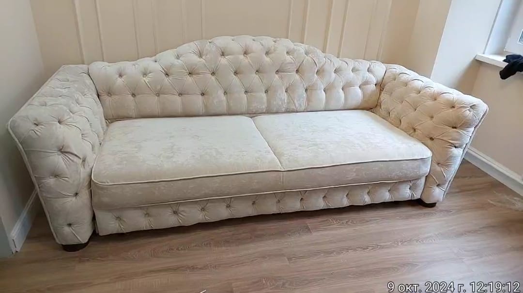 Обивка дивана. Оханск