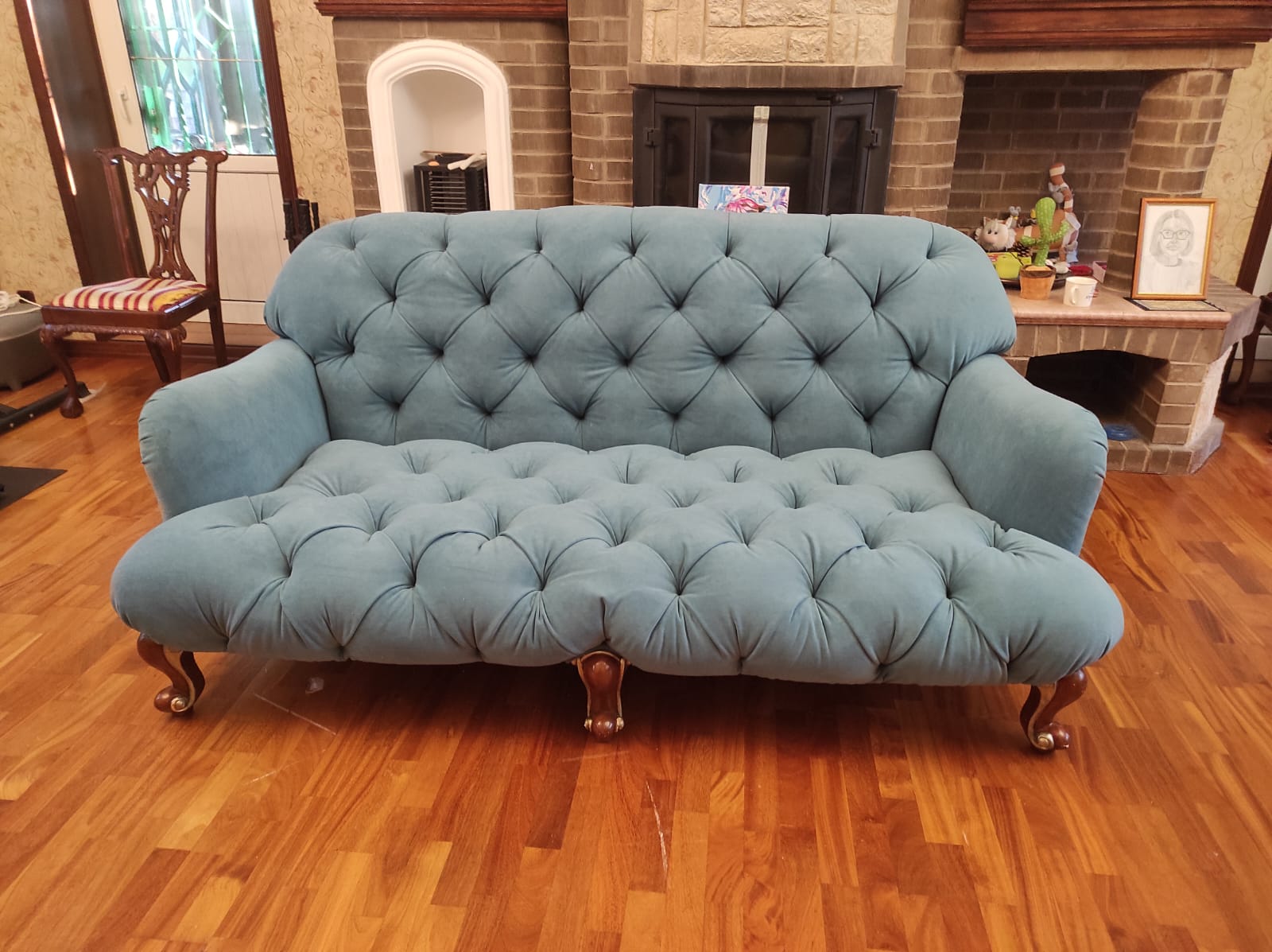 Обивка дивана. Оханск